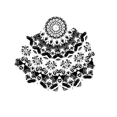 Soyut grunge desen arkaplanı. siyah ve beyaz tonlar.