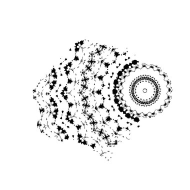 Soyut grunge desen arkaplanı. siyah ve beyaz tonlar.