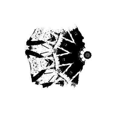 Soyut grunge desen arkaplanı. siyah ve beyaz tonlar.