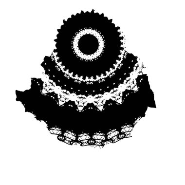 Soyut grunge desen arkaplanı. siyah ve beyaz tonlar.