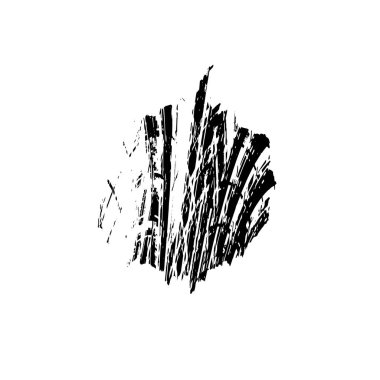 Grunge fırça darbesi, vektör çizim