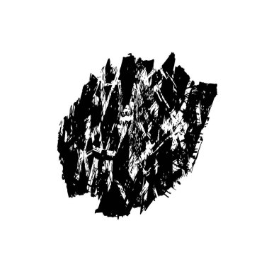 soyut fırça darbeleri, vektör illüstrasyonu