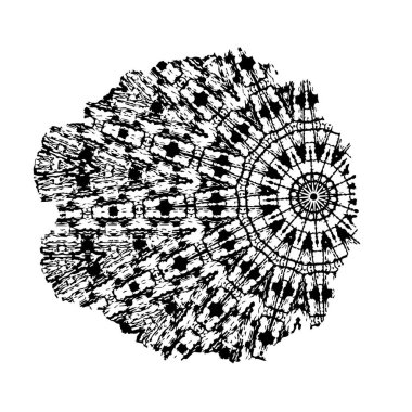 Grunge fırça darbesi, vektör çizim