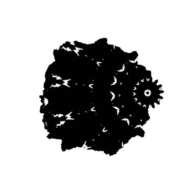 Grunge fırça darbesi, vektör çizim