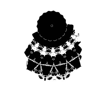 Grunge fırça darbesi, vektör çizim