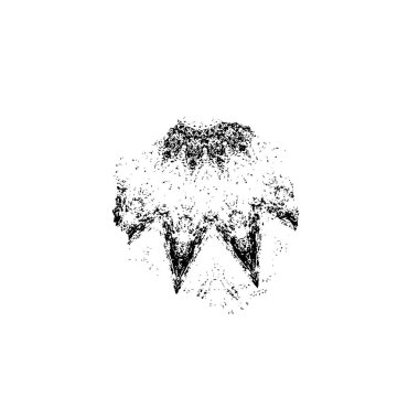 Grunge fırça darbesi, vektör çizim