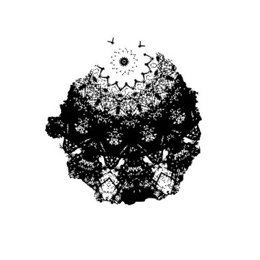 Grunge fırça darbesi, vektör çizim