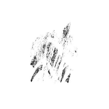 vektör siyah fırça darbesi. El yapımı grunge fırçası izole edilmiş. Modern mürekkep fırçası tasarımı. Soyut fırçalar su sıçratır.