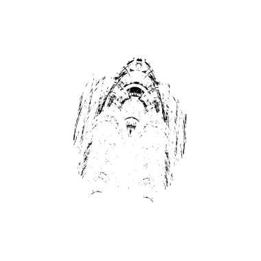 Grunge fırça darbesi, vektör çizim