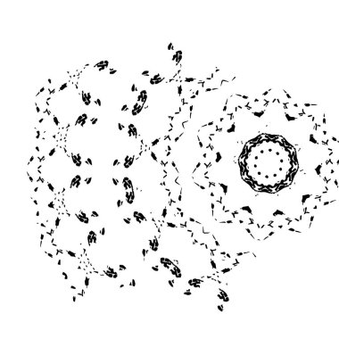 Grunge fırça darbesi, vektör çizim