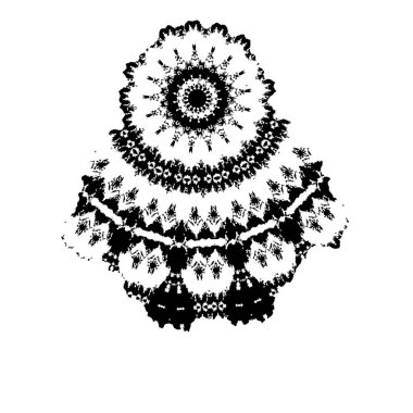 Grunge fırça darbesi, vektör çizim