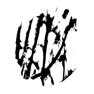 Beyaz arka planda soyut siyah nokta. vektör illüstrasyonu