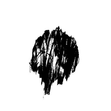 Beyaz arka planda siyah vektör fırça darbesi. grunge fırça darbesi.