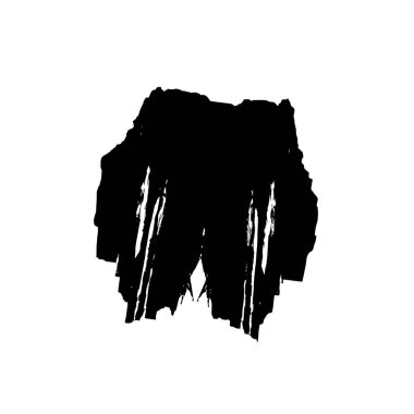 Beyaz arka planda soyut siyah nokta. vektör illüstrasyonu