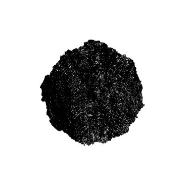 Beyaz arka planda soyut siyah nokta. vektör illüstrasyonu