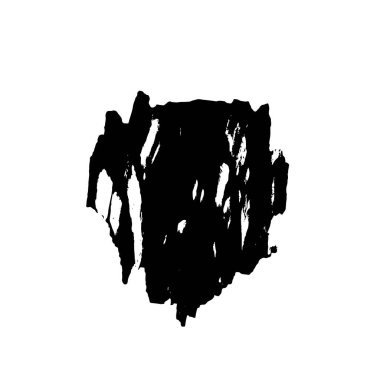 Beyaz arka planda soyut siyah nokta. vektör illüstrasyonu