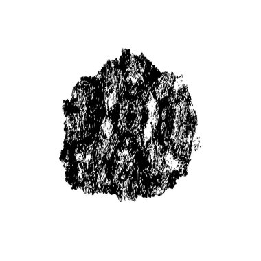 Beyaz arka planda soyut siyah nokta. vektör illüstrasyonu