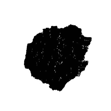 Beyaz arka planda soyut siyah nokta. vektör illüstrasyonu