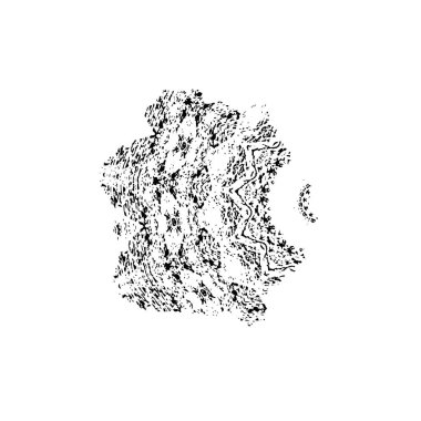 Grunge fırça darbesi, vektör çizim