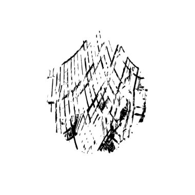 Grunge fırça darbesi, vektör çizim