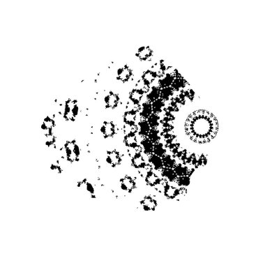 Grunge fırça darbesi, vektör çizim