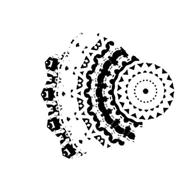 Grunge fırça darbesi, vektör çizim