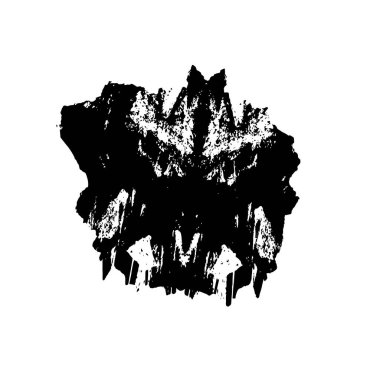Grunge fırça darbesi, vektör çizim