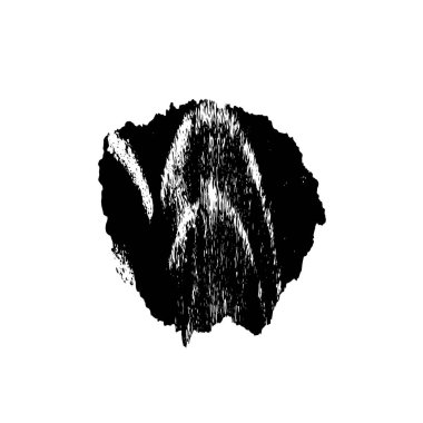 Siyah mürekkep sıçraması. grunge vektör mürekkep çizimi