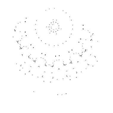 Siyah mürekkep sıçraması. grunge vektör mürekkep çizimi