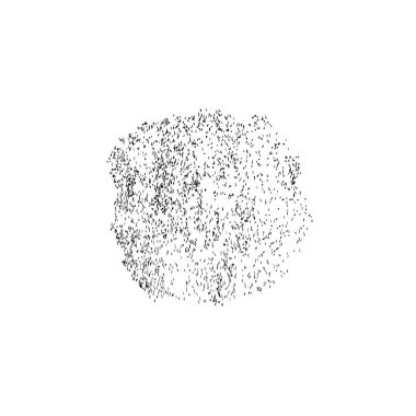 Beyaz arkaplanda soyut grunge lekesi, vektör illüstrasyonu