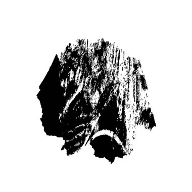 Siyah mürekkep sıçraması. grunge vektör mürekkep çizimi