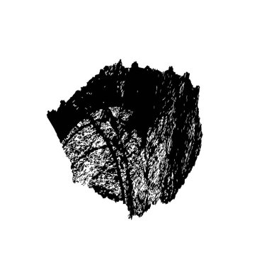 Siyah mürekkep sıçraması. grunge vektör mürekkep çizimi