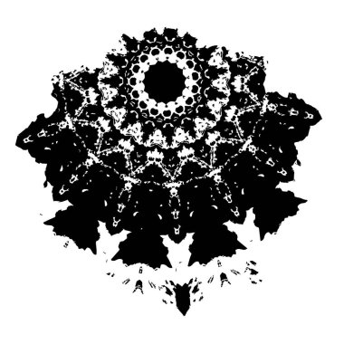 Siyah mürekkep sıçraması. grunge vektör mürekkep çizimi