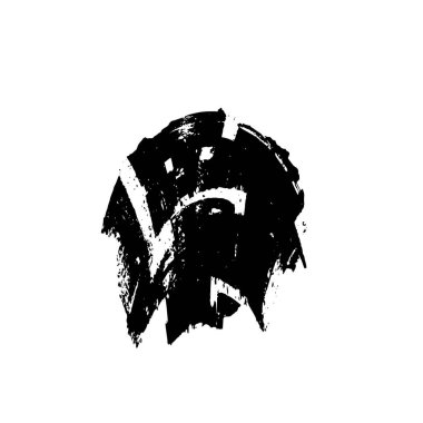 Siyah mürekkep sıçraması. grunge vektör mürekkep çizimi