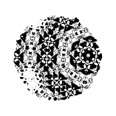 Siyah mürekkep sıçraması. grunge vektör mürekkep çizimi