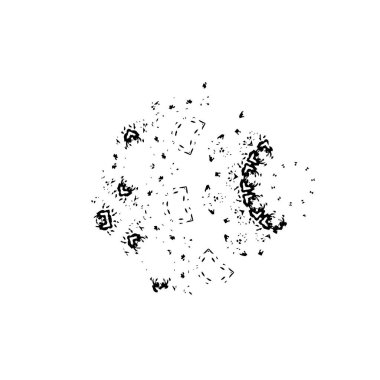 Siyah mürekkep sıçraması. grunge vektör mürekkep çizimi