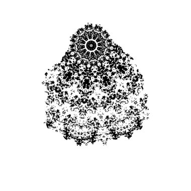 soyut mürekkep fırçası vuruş vektörü