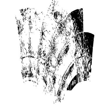 soyut mürekkep fırçası vuruş vektörü