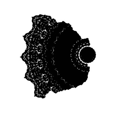 soyut mürekkep fırçası vuruş vektörü