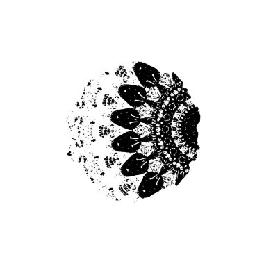 soyut mürekkep fırçası vuruş vektörü