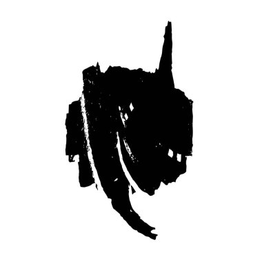 soyut mürekkep fırçası vuruş vektörü