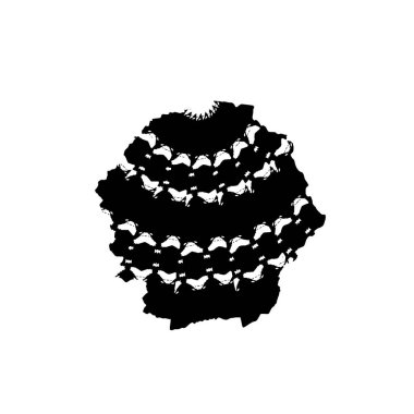 soyut mürekkep fırçası vuruş vektörü