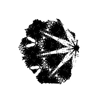 soyut mürekkep fırçası vuruş vektörü