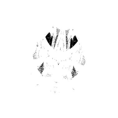 Beyaz arka planda soyut siyah nokta. vektör illüstrasyonu