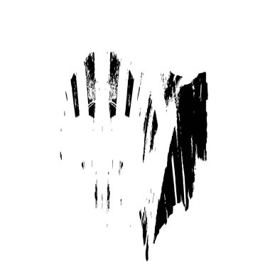 Beyaz arka planda soyut siyah nokta. vektör illüstrasyonu