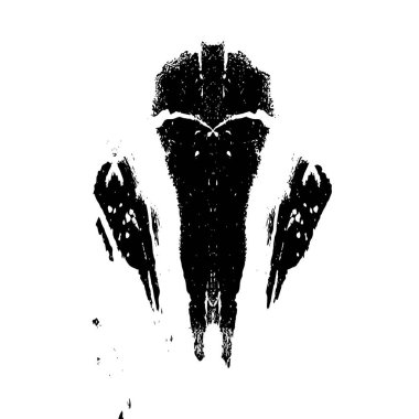 Beyaz arka planda soyut siyah nokta. vektör illüstrasyonu