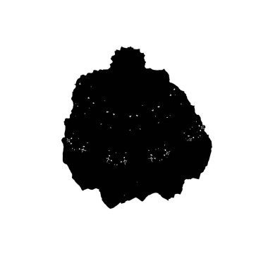 Beyaz arka planda soyut siyah nokta. vektör illüstrasyonu