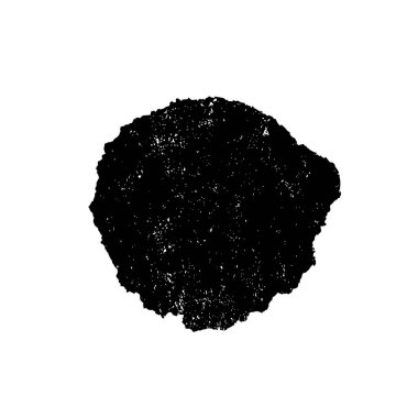 Beyaz arkaplanda soyut grunge mürekkep lekesi