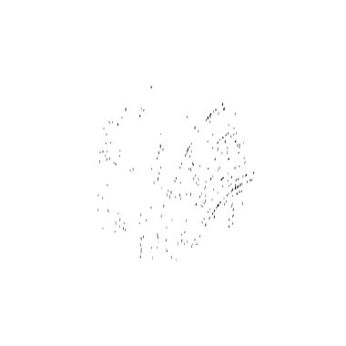 Beyaz arka planda soyut siyah nokta. vektör illüstrasyonu