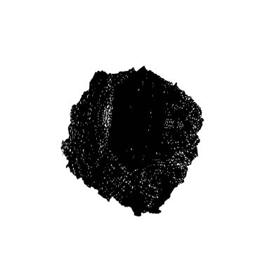 Beyaz arka planda soyut siyah nokta. vektör illüstrasyonu